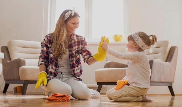 Five games to encourage kids with cleaning